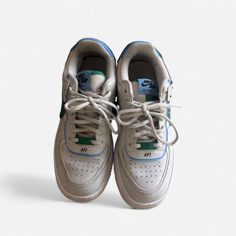 Nike Air Force 1 Shadow Photon Dust Malachite Womens 7 Sneakers CI0919